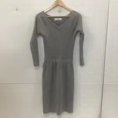値下◎6.11◎A232◎N.◎ロングワンピース◎ニットワンピ◎グレー◎Mのサムネイル