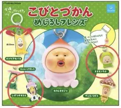 こびとづかん めじるしフレンズ スモモノウチ　シボリオオチチ　ホトケアカバネ