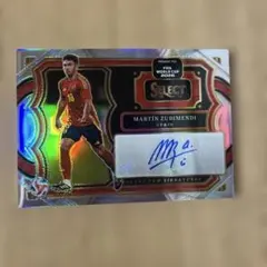 Martín Zubimendi 直筆サインカード Panini Select