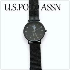 U.S. POLO ASSN. 腕時計 クォーツ ブラックのサムネイル