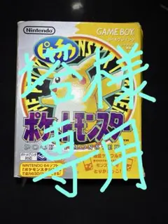 『塔様 専用』ポケットモンスター黄 ピカチュウ版 箱・説明書付