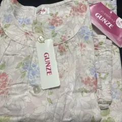 セール★GUNZE 婦人長袖長パンツ　M夏用パジャマ