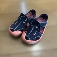 Nike ベビーサンダル 黒/ピンク