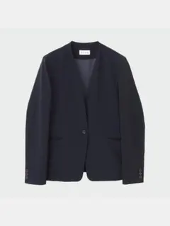 PLST コンフォートリュクスカラーレスジャケット ネイビー