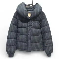【冬物最終】BEAMS HEART ストライプ ショート丈ダウン S 美品
