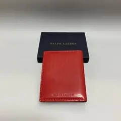 ラルフローレン レザートラベルフォトフレームS 2つ折り　牛革　アメリカ製