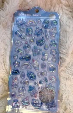 正規品　よるねこボンボン ボンボンドロップシール ちゅるきら　よるねこ　オーロラ