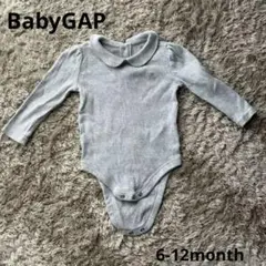 Baby GAP グレー 襟付きロンパース 6-12ヶ月