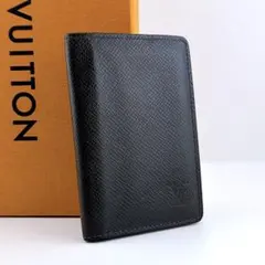 【美品・箱付】ルイヴィトン タイガ オーガナイザー ドゥポッシュ 名刺入れ 青