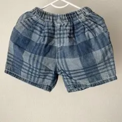 デニム ショートパンツ 90 BREEZE チェック