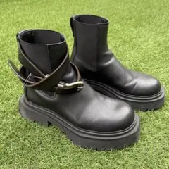 美品】ZARA ボリュームチェルシーブーツ サイズ42 - メルカリ