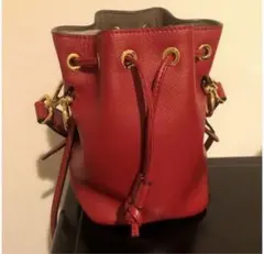 希少】FENDI モントレゾール レッド ショルダーバッグ - メルカリ