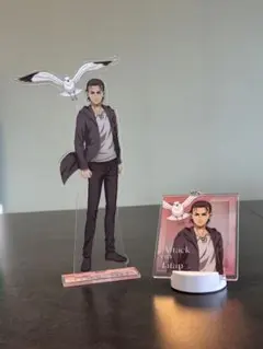 進撃の巨人　エレン　アクリルスタンド　キーホルダーセット