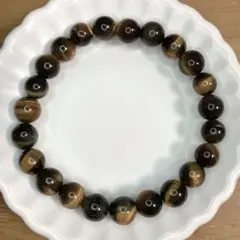 G*y様 タイガーアイブレスレット　約8ミリ　内径16センチ