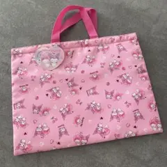 最終値下げ　サンリオ　マイメロディ　クロミ　レッスンバッグ トートバッグ　ピンク