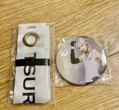 ミュージカル刀剣乱舞 鶴丸国永 葵咲本紀 缶バッジ 歌合 パーカーリボン