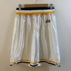 K1524 asics バスケットボールパンツ ホワイト メンズ M