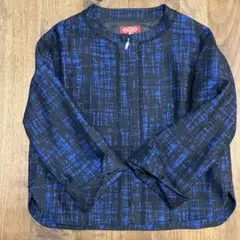 美品　REGENCE レジャンス　Double ドゥーブレ　ジャケット　青　黒のサムネイル
