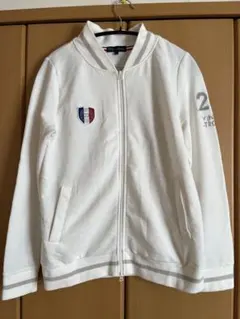 23区 ゴルフ ジャケット メンズ 上着 アウター ホワイト サイズ1 Mサイズ