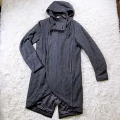 カズユキクマガイ　アタッチメント　ロングコート　モッズコート　ヘリンボーン　1