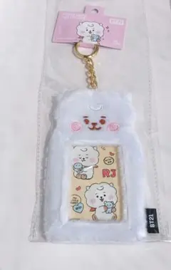 BT21 BTS ふわふわ フォトカードキーホルダー RJ ジン