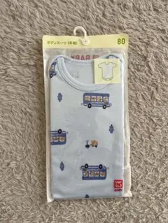 新品 ユニクロ 80cm ボディスーツ 半袖