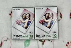 【新品・未開封】FUJIFILM instax mini フィルム10枚x2個