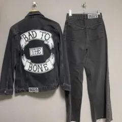 RAMONES】公式 ダメージデニムジャケット Mサイズ - メルカリ