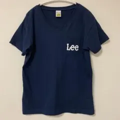 Lee Vネック ポケット　Tシャツ ネイビー Sサイズのサムネイル
