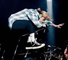 BANANA NEW YORK シャドー　ネルシャツ　コットン×レーヨン