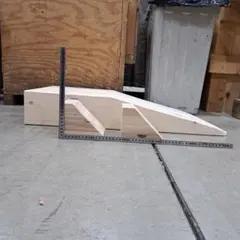 カースロープ　ワイド　ロング　輪止め付き