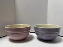 LE CREUSET 陶器製飯碗 2個セット ピンク ラベンダーのサムネイル