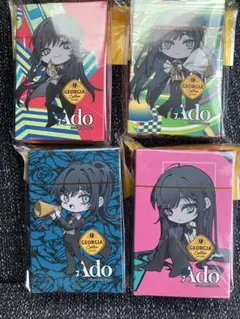 Ado ジョージア　コラボ　トランプ　4種コンプリート