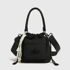 alo Yoga ショルダーバッグ 巾着型 2way ブラック - メルカリ