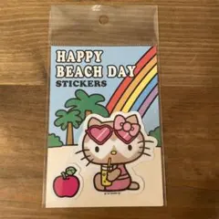 ＊サンリオ sanrio＊ハローキティ 日焼けキティ（サングラス）ステッカー