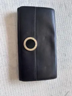 BVLGARI 長財布 ブラック レザー ロゴ金具のサムネイル