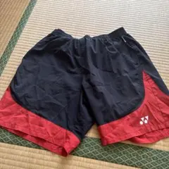 ヨネックス ハーフパンツ 黒/赤