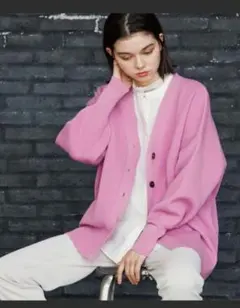 タグ付き未使用　THE SHOP TK ボリュームカーディガン