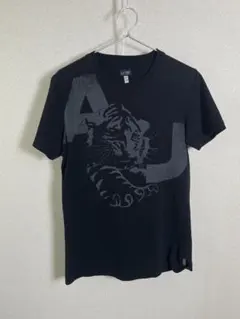 （美品）アルマーニジーンズARMANIJEANS 半袖Tシャツ　ブラックサイズMのサムネイル