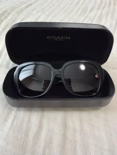 【即発送】COACH コーチ サングラス ブラック ハートロゴ ケース付のサムネイル