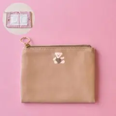 タリーズコーヒー ベアフル ティッシュ＆マスクポーチ