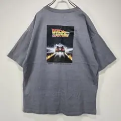 コラボ　鬼フェード　Tシャツ　L　バックトゥザフューチャー　バックプリント　古着