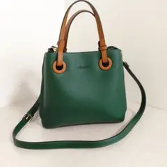FIRANO グリーン ショルダーバッグ