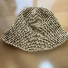 【UNIQLO】クロシェハット　ベージュ