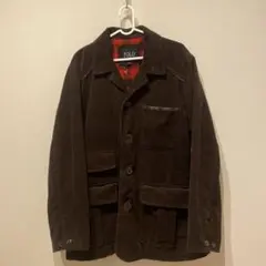POLO コーデュロイ　ジャケットコート　L ブラウン