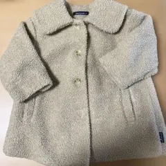 Moujonjon ボア コート 90サイズ ベージュ