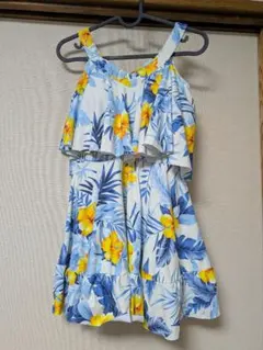 花柄　ワンピース水着　Ｌサイズのサムネイル