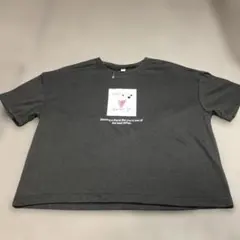 新品タグ付き チャコールグレー 半袖Tシャツ 140