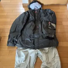 【1/12まで格安】スキーウェア ダークグレー メンズ　2XL