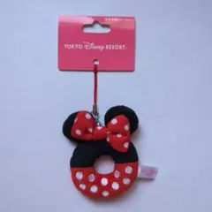 東京ディズニーリゾート　ミニーマウス　ドーナツ型携帯電話クリーナーストラップ
